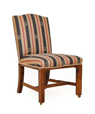 Lot 1139 - A Mahogany Chair, stamped Gillows, numbered...