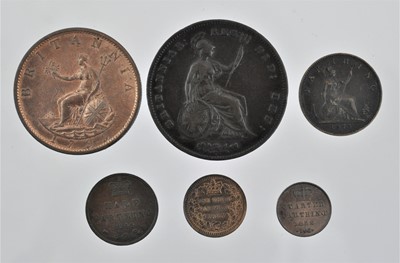 Lot 48 - British Copper and Bronze Coinage, to include:...