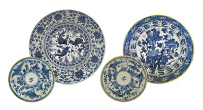 Lot 159 - A Chinese Porcelain Saucer Dish, Kangxi,...