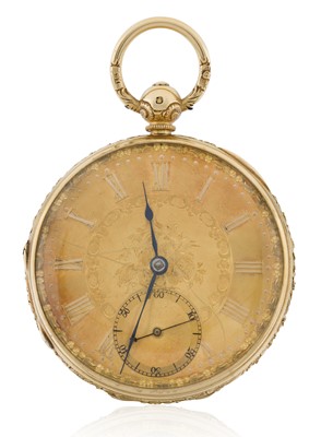 Lot 2341 - Henry Stuart: An 18 Carat Gold Pocket Watch