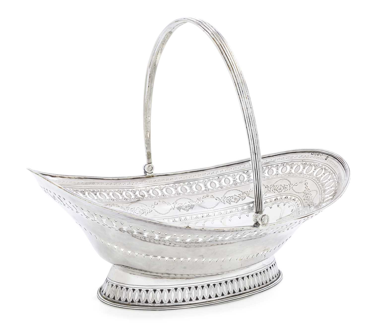 Lot 2187 - A George III Silver Basket
