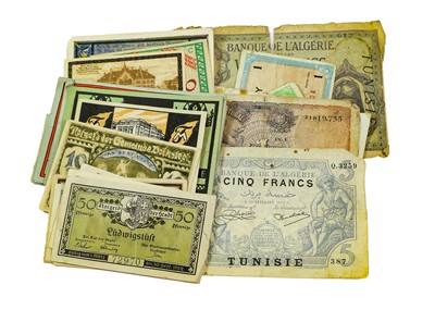 Lot 503 - 28 x 'Notgeld' Banknotes, including examples...