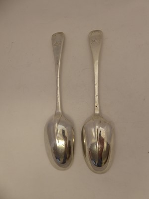 Lot 2207 - Six Queen Anne Scottish Silver Table-Spoons