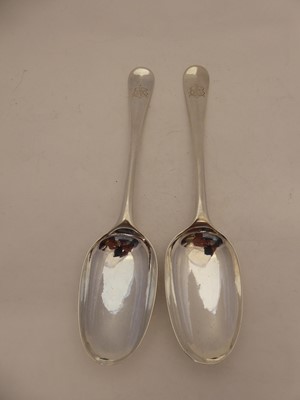 Lot 2207 - Six Queen Anne Scottish Silver Table-Spoons
