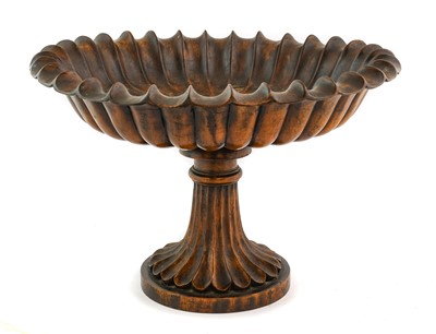 Lot 236 - A Hardwood Pedestal Bowl, in 18th century...