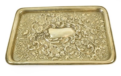 Lot 79 - An Edward VII Silver Dressing-Table Tray, by...