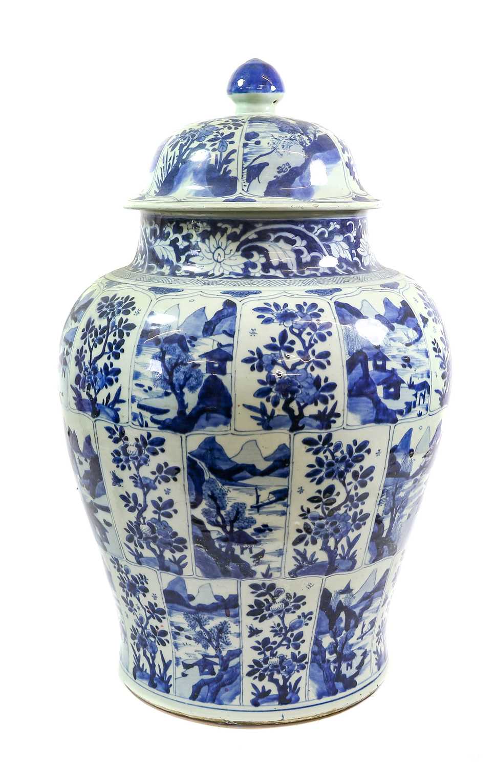 Lot 123 - A Chinese Porcelain Jar and Cover, Kangxi, of...