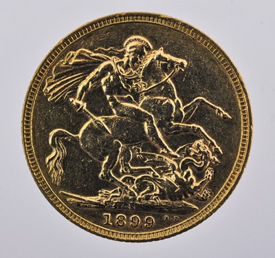 Lot 279 - 3 x Sovereigns, including: Victoria 1899S,...