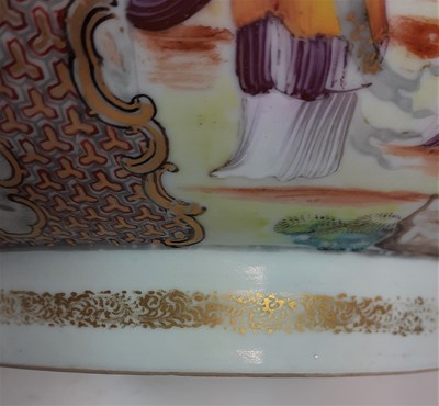 Lot 218 - A Chinese porcelain punch bowl, Qianlong,...