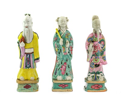 Lot 172 - A Matched Set of Three Chinese Porcelain...
