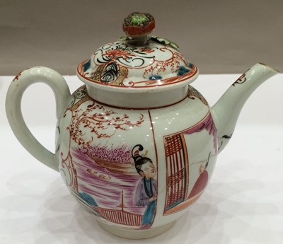 Lot 37 - A Worcester Porcelain Teapot and Cover, circa...