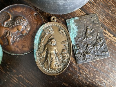 Lot 312 - A Bronze Plaquette, possibly Italian,...