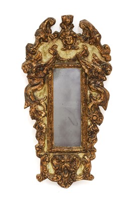 Lot 935 - A Carved Giltwood Mirror, in 17th century...