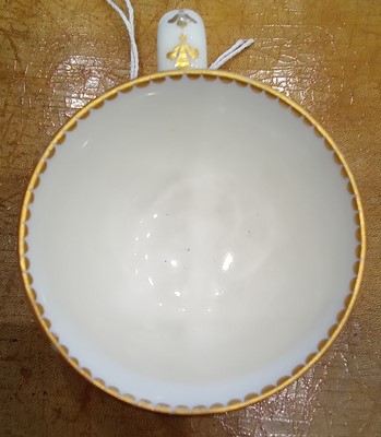 Lot 105 - A Sèvres Porcelain Coffee Cup and Saucer, the...