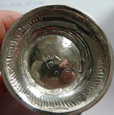 Lot 2 - A Queen Anne Silver Caster, by Robert Keble,...