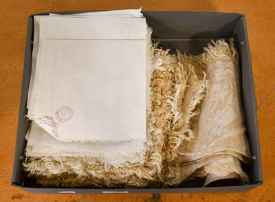 Lot 1244 - Collection of Assorted Linen and Damask...