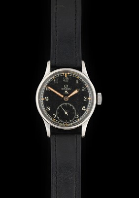 Lot 2180 - A World War II Military Wristwatch, signed...