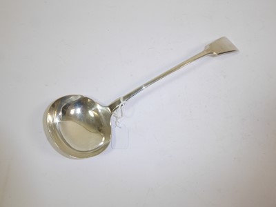 Lot 2026 - A George V Silver Soup-Ladle