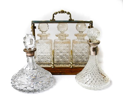 Lot 29 - An early 20th century oak and silver plated...