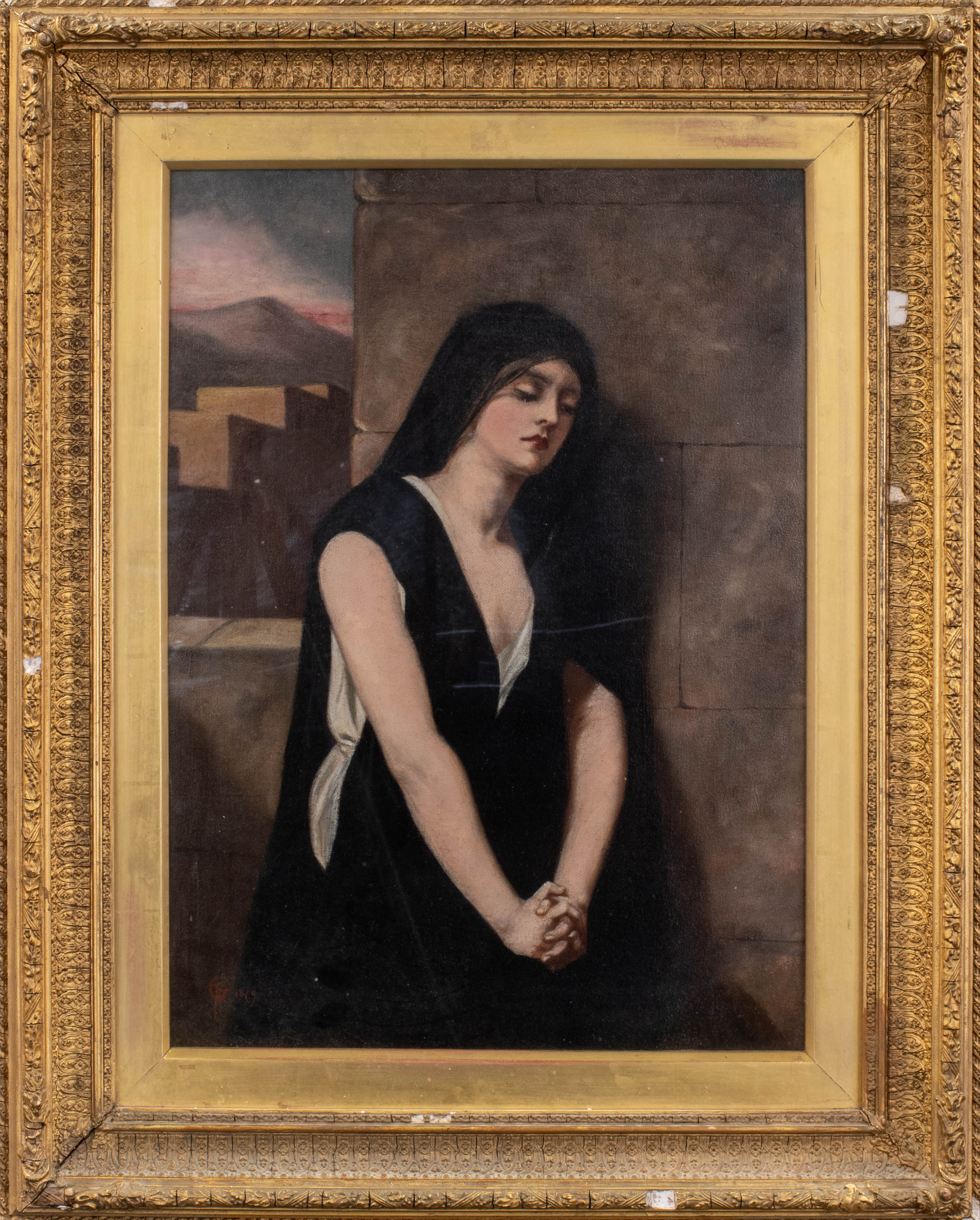 Lot 1109 - Attributed to Frederick Goodall RA