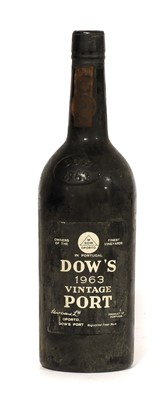 Lot 5153 - Dow's 1963 Vintage Port (one bottle)