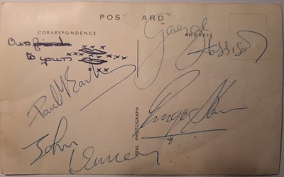 Lot 36 - The Beatles A Set Of Four Autographs (Probably Signed By Neil Aspinall)