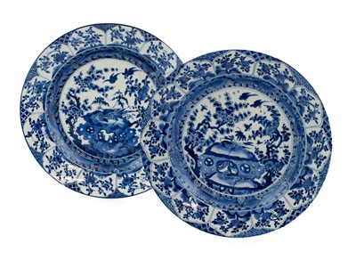 Lot 124 - A Pair of Chinese Porcelain Circular Dishes,...