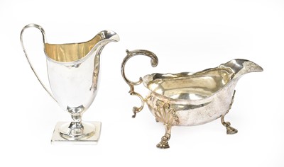 Lot 1 - A George II Silver Sauceboat, by James...