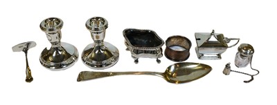 Lot 74 - A Collection of Assorted Silver and Silver...