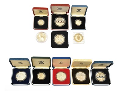 Lot 130 - 11 x Silver Proof and Bullion Coins,...