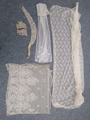 Lot 2129 - Collection of 19th Century and Later Lace,...