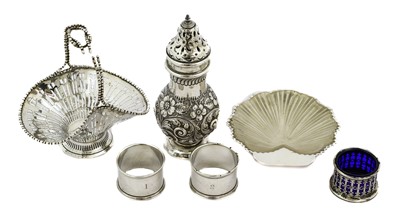 Lot 104 - A Collection of Assorted Silver, including: a...