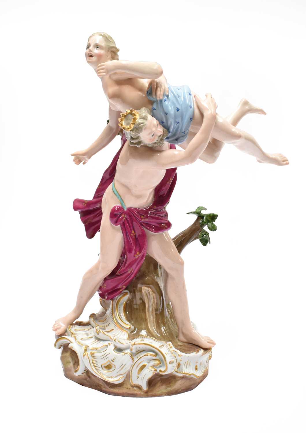 Lot 245 - A Meissen Porcelain Group of Pluto and...