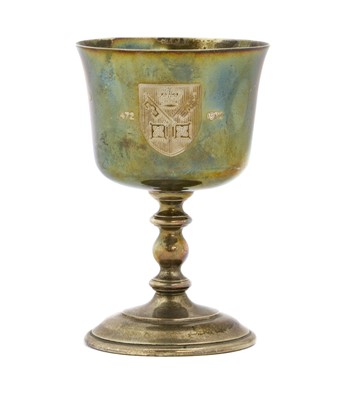 Lot 9 - An Elizabeth II Silver Goblet, by Barker Ellis...