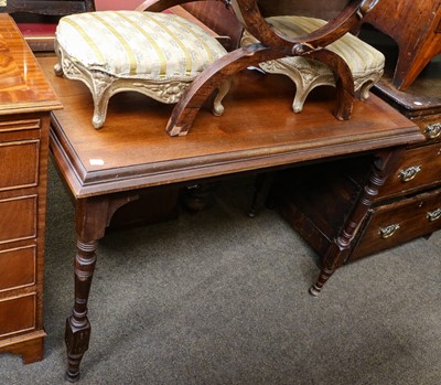 Lot 1212 - An eclesiastical mahogany table originally...