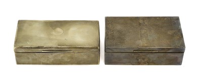 Lot 45 - A George V Silver Cigarette-Box and a George...