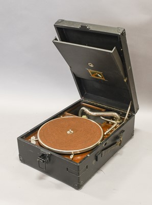 Lot 183 - An HMV Model 101B Portable Gramophone