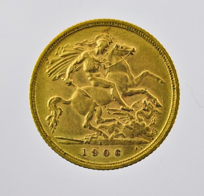 Lot 347 - Edward VII, Half Sovereign 1906S, Sydney Mint,...