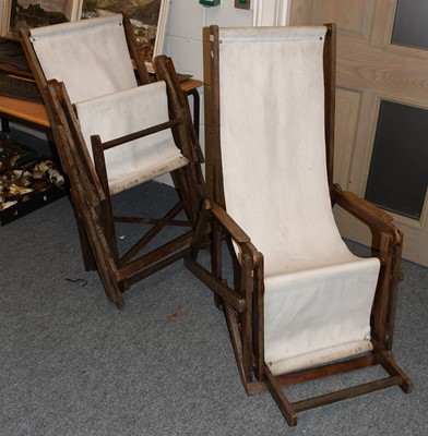 Lot 1147 - A Pair of Mid 20th Century Teak or Hardwood...