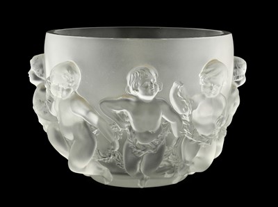 Lot 32 - A Lalique Glass Luxembourg Cherub Bowl, 2nd...