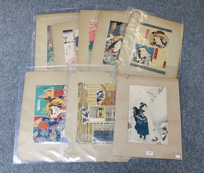 Lot 1021 - A collection of Japanese Meiji period...