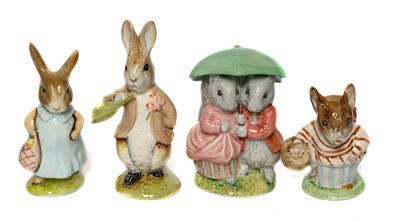 Lot 149 - Beatrix Potter figures, boxed, comprising...