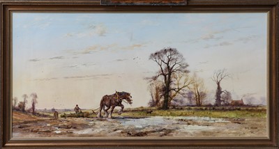 Lot 1053 - Alwyn Crawshaw (20th Century) Winter logging...