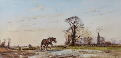 Lot 1053 - Alwyn Crawshaw (20th Century) Winter logging...