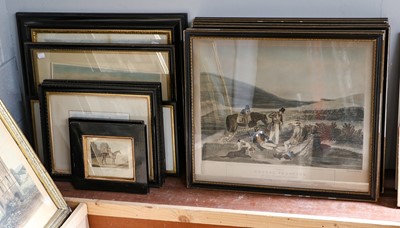Lot 1046 - Hunt after Turner (19th century) A set of six...