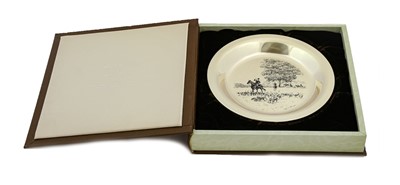 Lot 102 - An Elizabeth II Silver Plate, by John Pinches,...