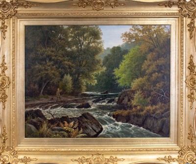 Lot 1087 - Thomas Spinks (1847-1927) Fly Fishing Signed...