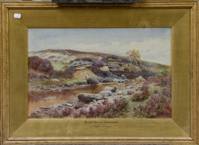 Lot 1058 - John Syer (1815-1885) 
"Eller Beck (Goathland)"...
