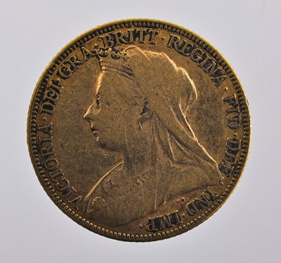 Lot 281 - Victoria, Sovereign 1901M, Melbourne Mint, obv....