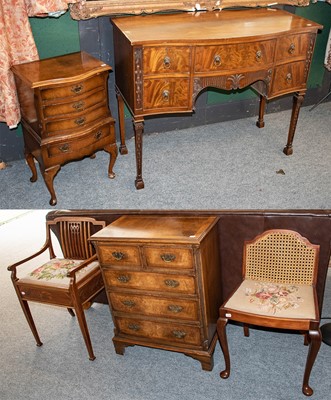 Lot 1143 - A Reproduction George III style mahogany...